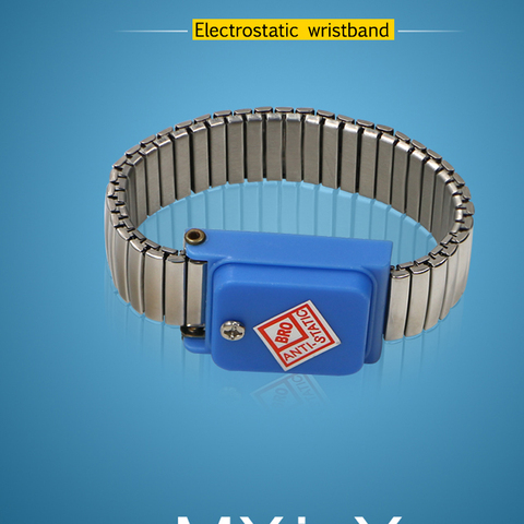 Inalámbrico pulsera de Metal antiestático Wireless Anti estática pulsera ESD de trabajo electrónico Anti-estática correa de muñeca ► Foto 1/1