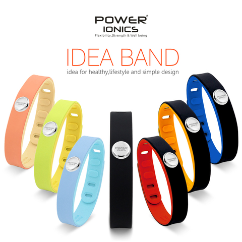 Power Ionics-pulsera deportiva de titanio, resistente al agua, con 3000 iones, para mejorar el equilibrio, para dormir y adelgazar ► Foto 1/6