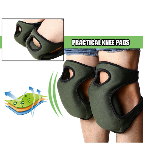 Rodilleras de espuma suave Flexible, constructor Protector de rodilla, almohadillas protectoras para trabajo deportivo, jardinería, suministros de seguridad para el trabajo ► Foto 1/6