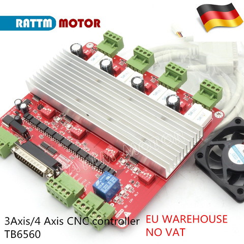 ¡Entrega en UE! De alta velocidad optoacoplador 3 eje o CNC de 4 ejes controlador TB6560 paso a paso tarjeta de control para motor y DB25 bable ► Foto 1/6