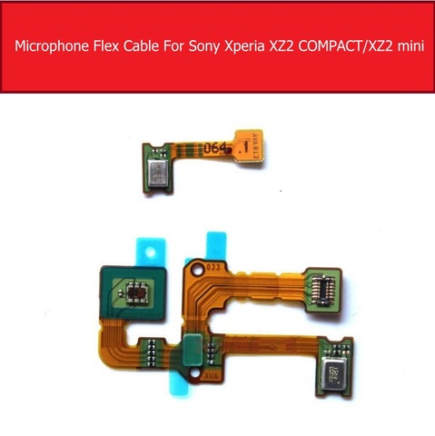 Micrófono flexible Cable módulo para Sony Xperia XZ2 Compact XZ2 Mini micrófono Flex Ribbon Cable piezas de repuesto ► Foto 1/3