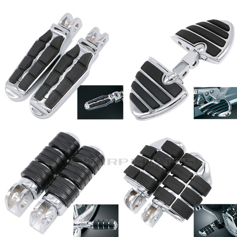 Estribos de pie para Conductor de motocicleta, estriberas para moto Kawasaki Vulcan VN 800 900, personalizadas, clásicas, 1500, 1500A, 1500B, 1600 Mean Streak ► Foto 1/6