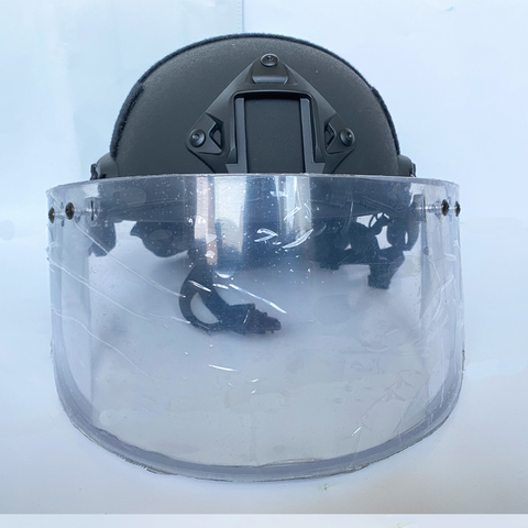 Casco a prueba de balas + máscara transparente, casco táctico militar de autodefensa, policía, Swat, Fbi, rápido, NIJ IIIA, aramida, nuevo ► Foto 1/6