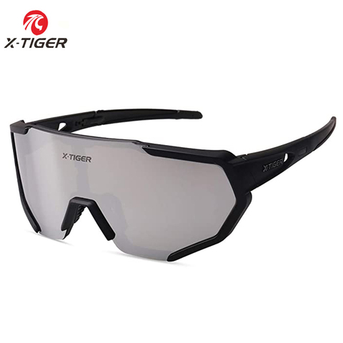 X-TIGER-Gafas polarizadas de verano de ciclismo para hombre y mujer, lentes de sol para deportes al aire libre, bicicleta, UV400, montura para miopía ► Foto 1/6