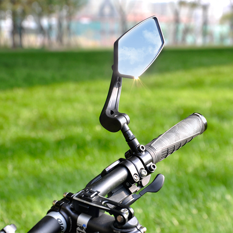 Etook-espejo retrovisor ajustable para bicicleta, Reflector trasero de mirilla de amplio alcance, espejos izquierdo y derecho ► Foto 1/6