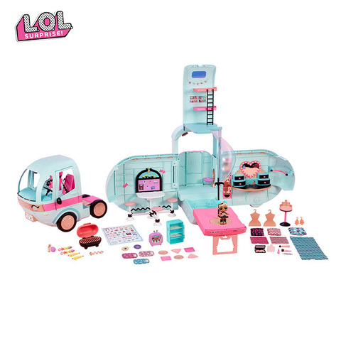 ¡L.O.L sorpresa! LOL Surprise toys lol 2 en 1, autobús, juego de muñecas, casa, juegos, regalos de cumpleaños ► Foto 1/6