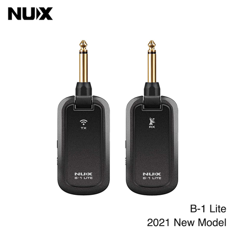 NUX-Sistema de guitarra inalámbrico B-1 Lite, 2,4 GHz, recargable, 4 canales, transmisor de Audio, receptor, Cable para guitarra eléctrica acústica ► Foto 1/1