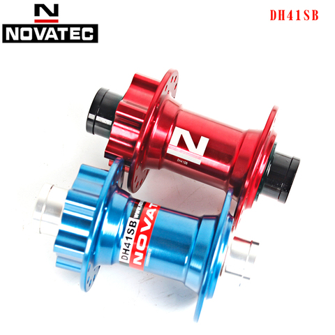 NOVATEC-bujes delanteros de Bicicleta, piezas AM para descenso DH 20mm x 110mm 32H, eje de barril DH41SB, tambor delantero de rodamiento de Bicicleta ► Foto 1/6