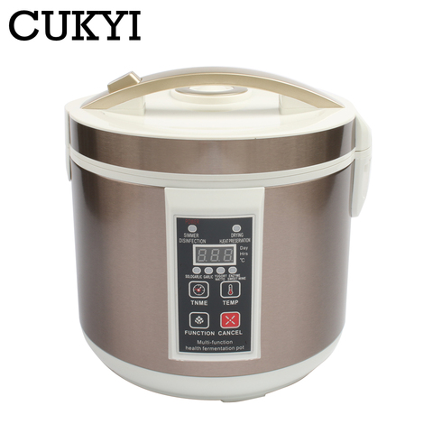 CUKYI 5L/6L, fermentador automático de ajo negro, bricolaje zymolysis pot maker 110V 220V, máquina de fermentación de ajo negro EU ► Foto 1/6