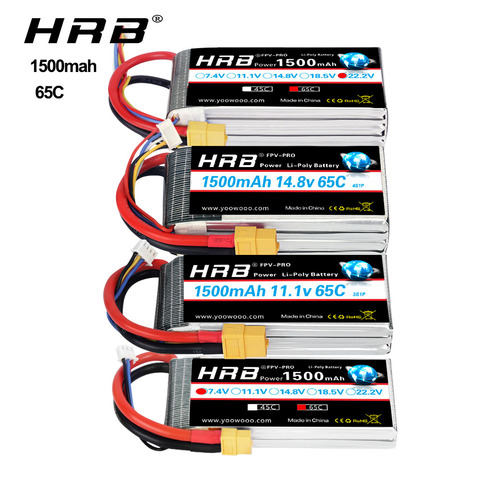 HRB hubsan x4 h501s Lipo 2 s batería de 7,4 V 2700 mAh EC2 10C-20C RC batería Drone AKKU para helicóptero avión avión Quadcopter ► Foto 1/6