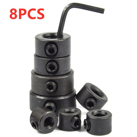 3 uds/7 uds/8 Uds 3-16mm broca profundidad parar Collar posicionador de anillo espacio anillo de broca de carpintería llave hexagonal ► Foto 1/6