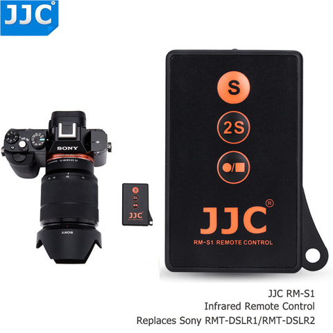 JJC IR inalámbrico de Control remoto para SONY a7SIII a77II a7RIII a7S a6300 a6000 NEX5N NEX6 NEX7 reemplazar RMT-DSLR1 RMT-DSLR2 ► Foto 1/6