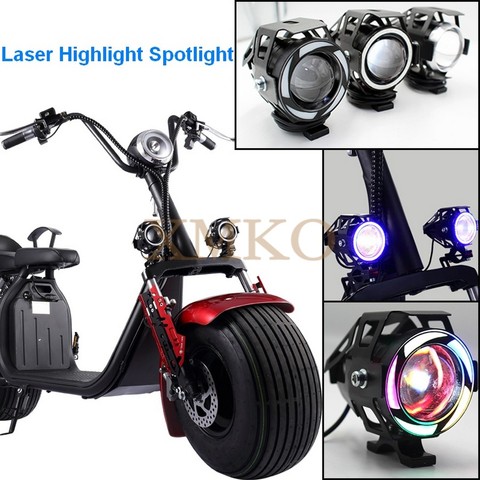 Citycoco-foco LED para patinete eléctrico, luz de Ojos de Ángel intermitente y ojos de demonio para Scooter Eléctrico ► Foto 1/6