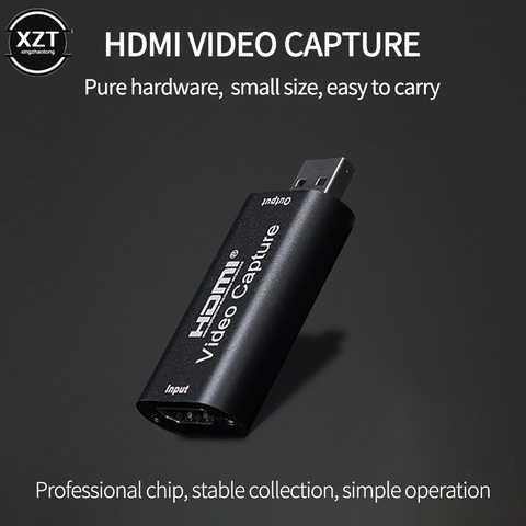 Tarjeta de captura de vídeo HDMI USB 2,0 3,0, grabador de vídeo de TV, 1080p, 30fps, 60fps, para PS4, cámara de juegos, grabación en directo ► Foto 1/6