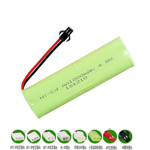 4,8 v 1800mah NI-CD batería AA 4,8 v pack de batería recargable para RC coche barco tanques Robots armas Moder a 4,8 v 1 Uds ► Foto 1/2