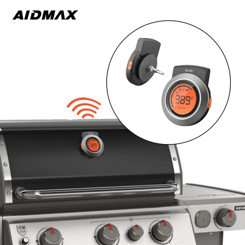 AidMax-termómetro AT01 500 Celsius, inalámbrico por Bluetooth, parrila ahumadora para barbacoa, medidor de temperatura para barbacoa, termómetro de cocina con aplicación ► Foto 1/6