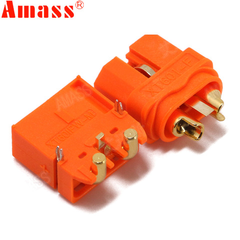 5/10 par AMASS XT60 2 + 1 Conector con Pin de señal XT60IPW XT60I placa Rectangular Horizontal enchufe versión de dos núcleos para piezas de control remoto ► Foto 1/6