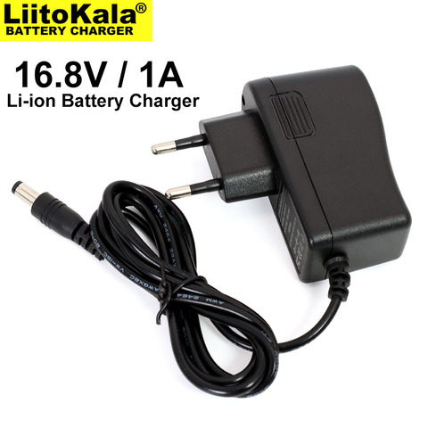 Liitokala 16,8 V 1A cargador 14,8 V 18650 batería de litio DC 5,5*2,1 MM cargador de batería de polímero ► Foto 1/4