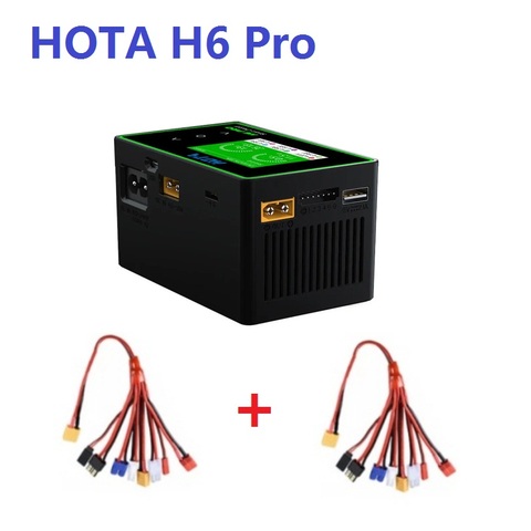 HOTA H6 Pro DUO AC 200W DC 700W 26A cargador de equilibrio de batería para 1-6S batería de Lipo de partes ► Foto 1/1