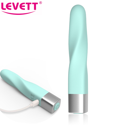 Vibradores Mini bala de 16 velocidades para mujer Vibrador de dedo USB consolador juguetes sexuales Shop estimulador de clítoris lápiz de labios vibrante masajeador ► Foto 1/6