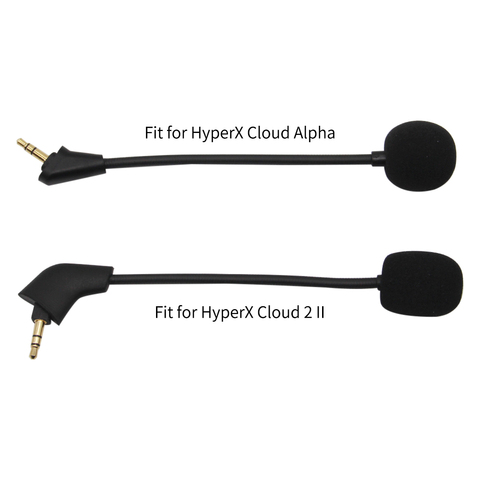 Micrófono 3,5mm auriculares micrófono para Kingston HyperX Cloud alfa S II X Core Pro de Cloudx Cloud9 edición juego de auriculares ► Foto 1/6