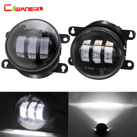 2 x Luz de niebla LED 30W 6000LM coche frontal DRL lámpara de niebla para Mitsubishi Pajero Outlander Triton L200 Colt Galant Eclipse RVR esfuerzo ► Foto 1/6