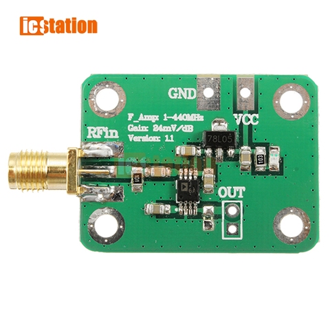 Módulo medidor de potencia para amplificador, detector logarítmico RF de frecuencia H de alta velocidad, AD8310 0,1-440MHz ► Foto 1/5