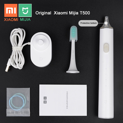 XIAOMI-cepillo de dientes eléctrico MIJIA T500, cepillo sónico inteligente, blanqueamiento de dientes, vibrador inalámbrico, limpiador de higiene bucal, nuevo ► Foto 1/6