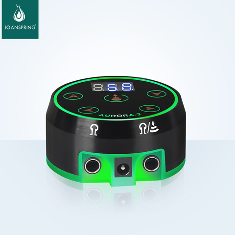 Fuente de alimentación para tatuaje Aurora 2, fuente de alimentación LCD Digital con adaptador de corriente, Mini panel táctil Led, suministros para tatuaje ► Foto 1/6