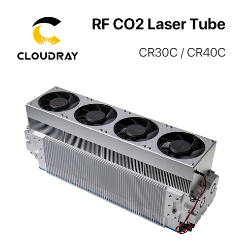 Cloudray-tubo láser CO2 CRD, 30W, 40W, CR30C / CR40C RF, para máquina de grabado láser CO2 ► Foto 1/5