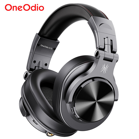 auriculares bluetooth Oneodio Fusion A70, cascos inalámbricos Bluetooth con microfono para movil monitores de estudio auriculares con cable para DJ musica ► Foto 1/6