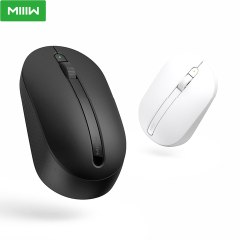 MIIIW-ratón óptico inalámbrico de 2,4 GHz, Mouse óptico Original de 1000DPI para el hogar, oficina y portátil, textura antideslizante, diseño totalmente simétrico ► Foto 1/6