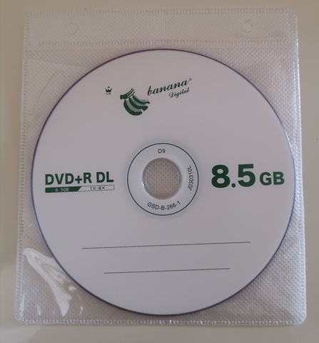 Venta al por mayor de DVD + R 8,5 GB de doble capa D9 8X240 min 10 unids/lote envío gratis ► Foto 1/2