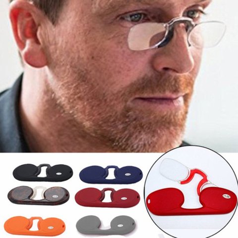 Gafas de presbicia sin marco para hombre y mujer, lentes ópticas planas de Metal clásicas Vintage, gafas de visión portátiles, gafas de cuidado ► Foto 1/6