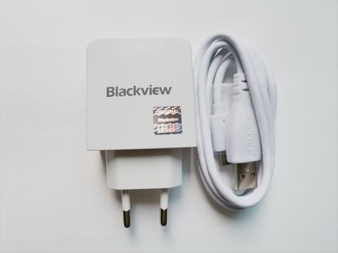 Nuevo Original Blackview BV8000 BV9000 Pro USB Cargador/adaptador de corriente de enchufe de la UE de viaje de conmutación de alimentación tipo-A + tipo-C Usb Cable de datos de línea ► Foto 1/6