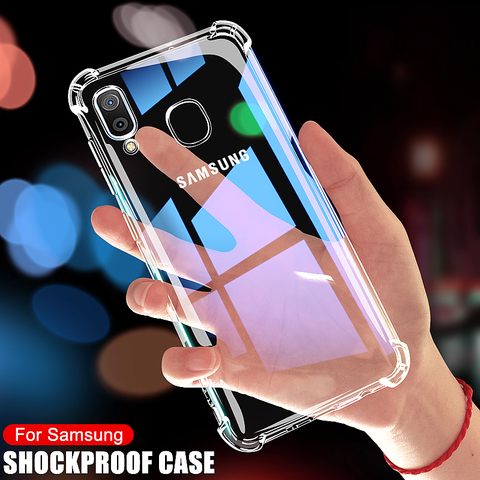 Funda a prueba de golpes para Samsung Galaxy, funda a prueba de golpes para Samsung Galaxy A10, A20, A30, A40, A50, A60, A70, A80, A90, A01, A51, A71, M10, M20, M30, M40, A20E, A30S ► Foto 1/6