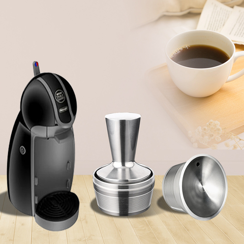 Cápsulas reutilizables para Dolce Gusto, cestas de filtro Dolce Gusto de acero inoxidable, goteador de cápsula ► Foto 1/6