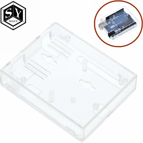 GREAT IT-Conjunto de caja transparente de alta calidad, carcasa para Arduino UNO R3 ► Foto 1/6