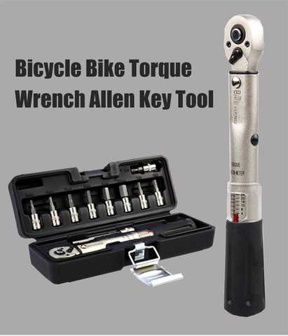 Kit de herramientas de reparación de llave dinamométrica para bicicleta, llave Allen profesional de YC-617-2S BIKEHAND de Taiwán ► Foto 1/6