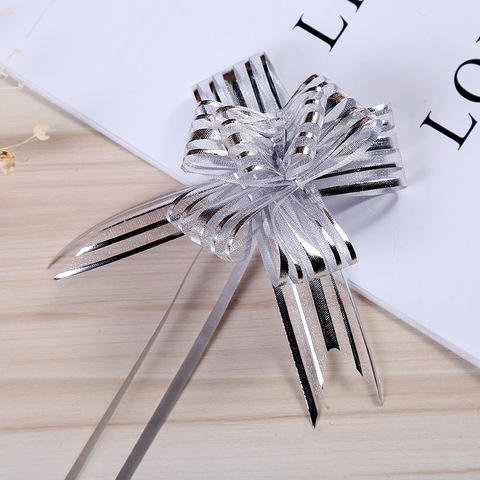 10 unids/lote Navidad hacer arcos cintas decoraciones para árboles de Navidad para el hogar arcos de regalo de Navidad para la elaboración de 2022 Navidad Noel DIY ► Foto 1/6