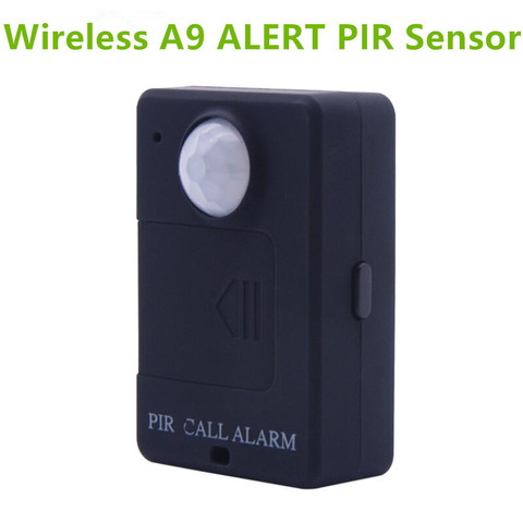 LESHP A9 Mini PIR Sensor infrarrojo de alarma GSM alarma inalámbrica Monitor de alta sensibilidad detección de movimiento antirrobo enchufe de la UE ► Foto 1/6