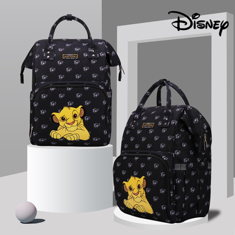 Bolsa de pañales The Lion King Simba para bebé, bolsa de mamá de viaje para carritos para bebés, cochecito, bolsa de pañales de maternidad de gran capacidad ► Foto 1/6