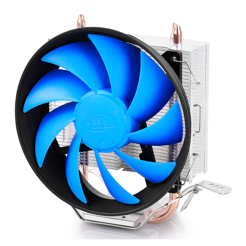 DEEPCOOL GAMMAXX 200T enfriador de CPU PC de escritorio radiador 2 Heatpipe 120mm ventilador de refrigeración de la CPU para LGA775 1150, 1155 de 1156 AM4 AM3 ► Foto 1/6