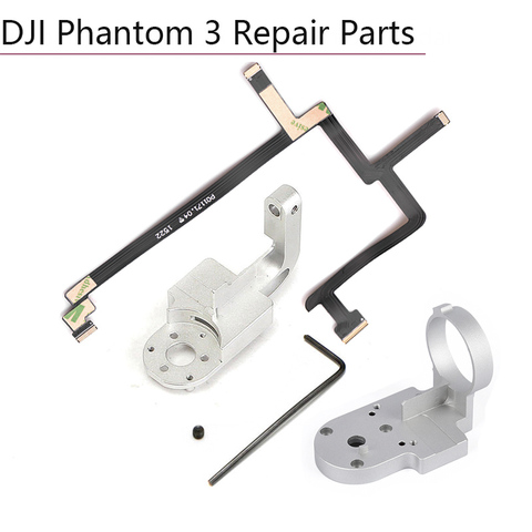 Piezas de reparación para Dron DJI Phantom 3 estándar P3S, brazo de rodillo, soporte de cardán, Cable plano tipo cinta, Motor de paso flexible, montaje de cardán ► Foto 1/6