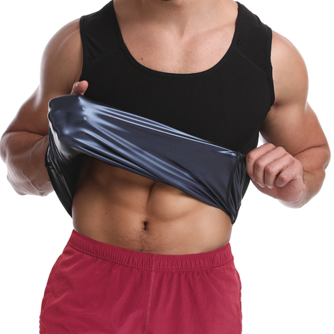 Chaleco de Sauna para el sudor para hombre, Tops térmicos calientes, chaleco adelgazante, entrenador de cintura, ropa moldeadora de Fitness, traje de entrenamiento, chaleco para la pérdida de peso ► Foto 1/6