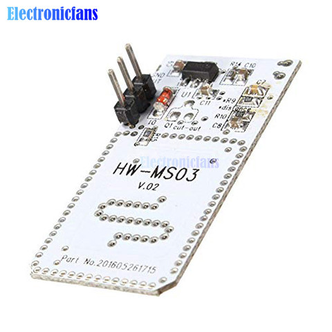 Sensor de movimiento HW-MS03 de alto rendimiento, módulo de interruptor PIR de detección de movimiento humano con Radar microondas de 2,4 GHz a 5,8 GHz para Arduino Diy ► Foto 1/6