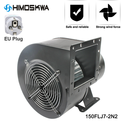 Ventilador centrífugo de pequeña frecuencia de potencia, soplador de aire de refrigeración industrial, adaptador de enchufe de la UE, Reino Unido y Australia, 150FLJ7 / 5 220V 380V 320W 330W ► Foto 1/6