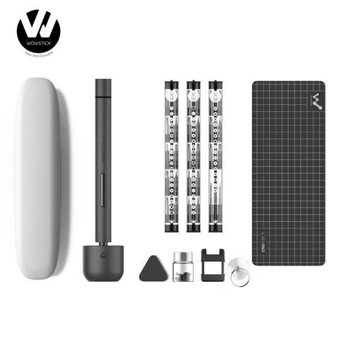 Wowstick Youpin Original, tornillo eléctrico de 1F + 64 en 1, controlador Mi inalámbrico de carga de iones de litio, kit de controlador de tornillo LED ► Foto 1/6