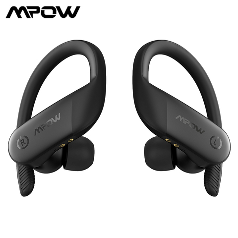 Mpow-auriculares inalámbricos Flame Lite, cascos deportivos internos con Bluetooth, bajos + IPX7, resistentes al agua, con 30H de tiempo de reproducción y estuche de carga ► Foto 1/6