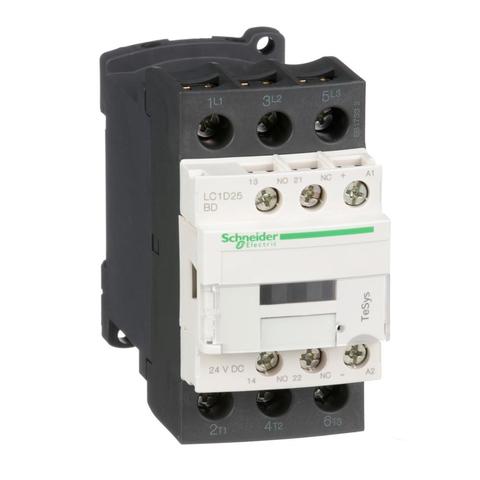 LC1D25BD LC1-D25BD contactor TeSys D-3P(3 NO) - AC-3 - <= 440 V 25 A - 24 V DC coil ► Foto 1/1